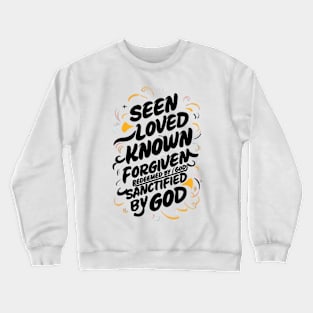 Divine Affirmation: Embracing Spiritual Identity Crewneck Sweatshirt
